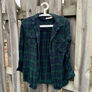 Thread & Supply button flannel